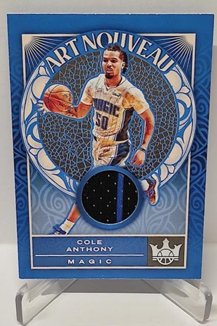 2021-22 Panini Court Kings Art Nouveau Cole Anthony Orlando Magic