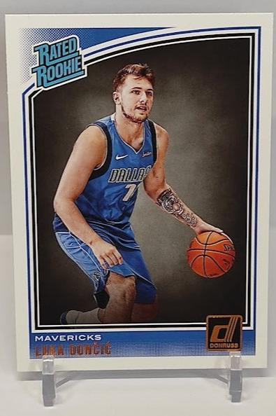 2018-19 Panini Donruss Rated Rookie Luka Doncic Mavericks *2