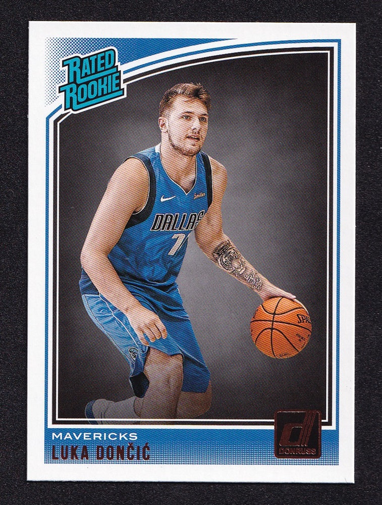 2018-19 Panini Donruss Rated Rookie Luka Doncic Mavericks *2