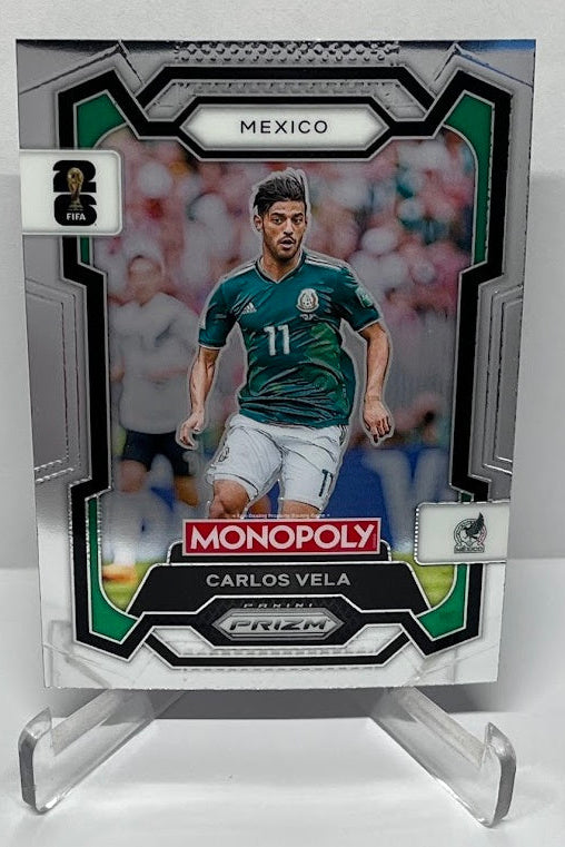 2026 Panini Monopoly Prizm FIFA World Cup Carlos Vela Mexico #53
