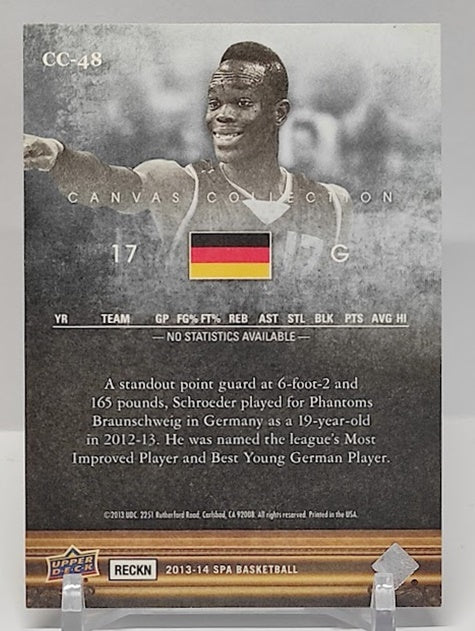 2013-14 Upper Deck SPA Canvas Collection Rookie Dennis Schröder *2