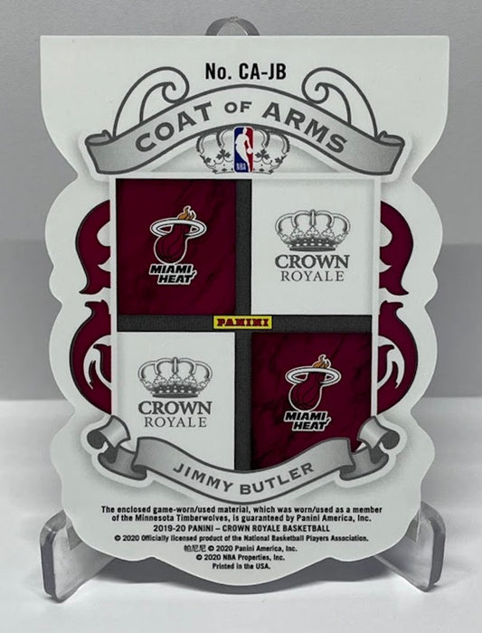 2019-20 Panini Crown Royale Coat of Arms Jimmy Butler Miami Heat