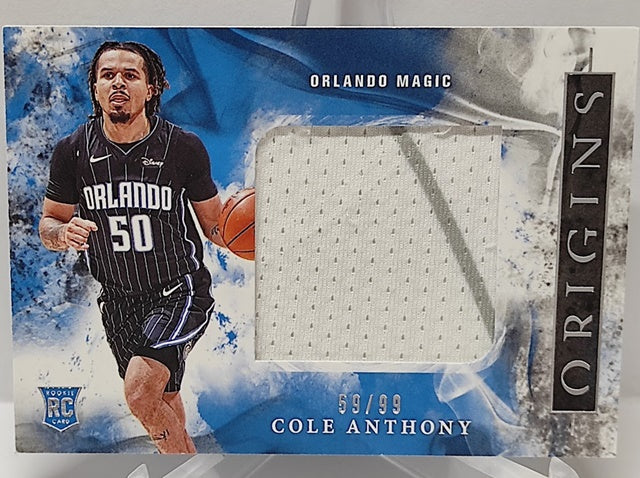 2020-21 Panini Origins Rookie Jumbo Jerseys RC Cole Anthony Magic 59/99