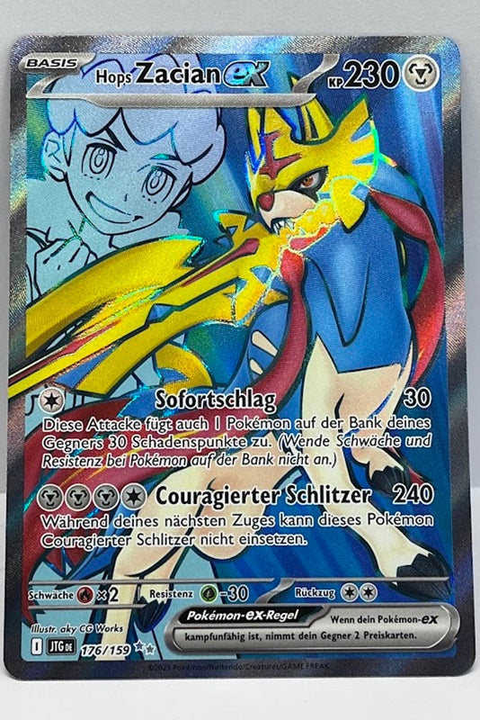 Pokemon Karmesin & Purpur Reisegefährten Hops Zaciano ex 176/159 Holo D #99
