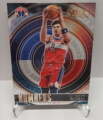 2021 Panini Select Numbers Deni Avdija Wizards #22