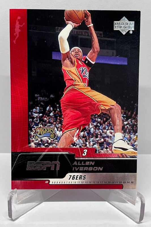 2005 Upper Deck ESPN Allen Iverson Philadelphia 76ers #64