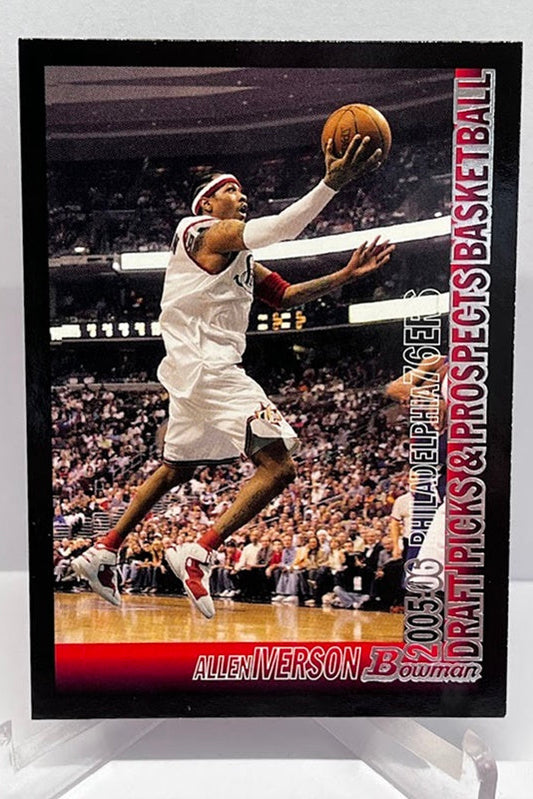 2005-06 Topps Bowman Draft Picks & Prospects Allen Iverson 76ers #100