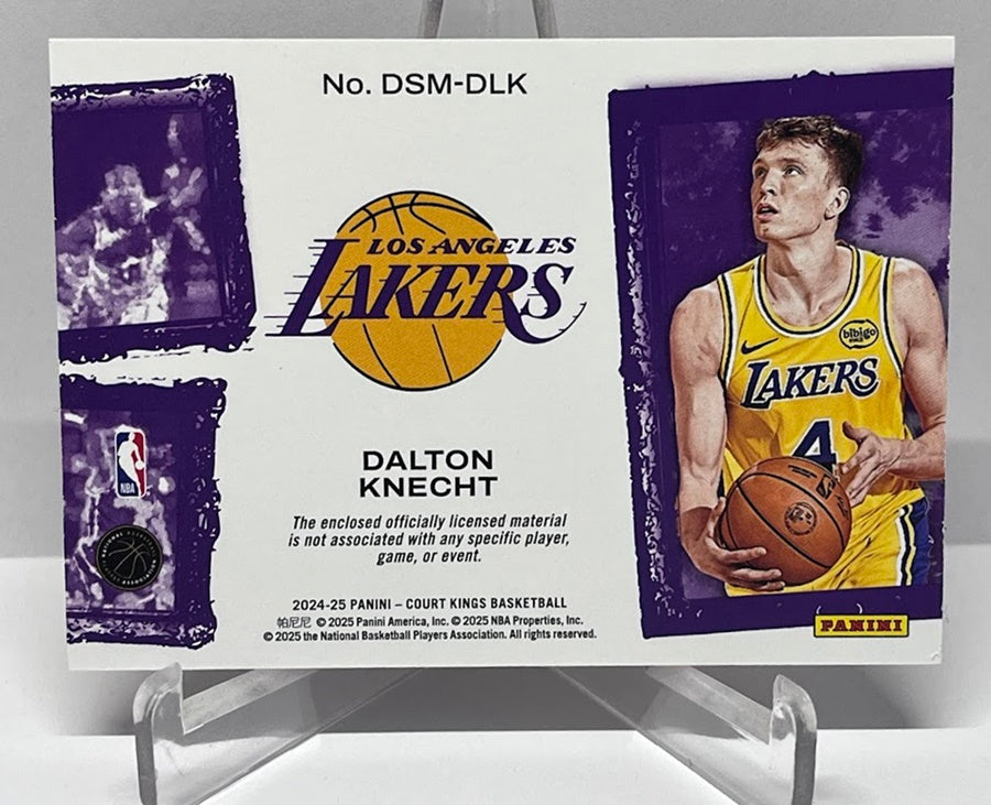 2024-25 Panini Court Kings Debut Showcase RC Dalton Knecht Lakers