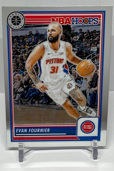 2023-24 Panini Hoops Premium Evan Fournier Pistons #194