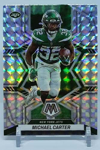 2022 Panini Mosaic Prizm Michael Carter Jets #152 *1