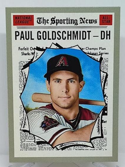 2019 Topps Heritage Paul Goldschmidt Arizona #369