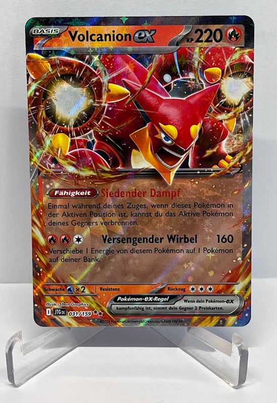 Pokemon Karmesin & Purpur Reisegefährten Volcanion 031/159 Holo D #99