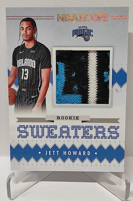 2023-24 Panini NBA Hoops Rookie Sweaters Jett Howard Orlando Magic