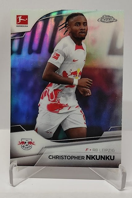 2022-23 Topps Chrome Refractor Christopher Nkunku Leipzig #58