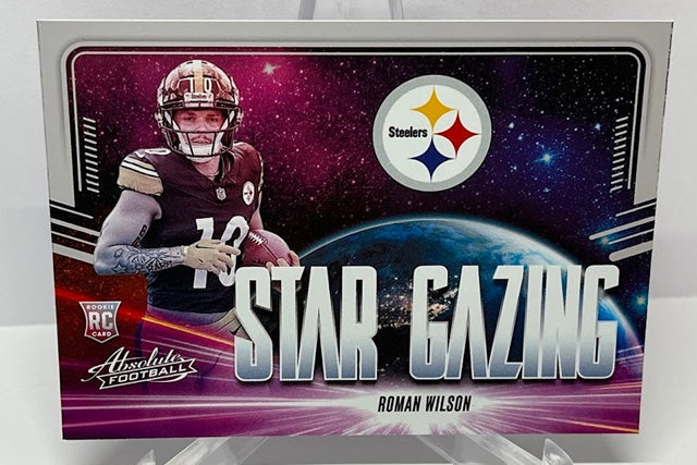 2024 Panini Absolute Star Gazing RC Roman Wilson Steelers *3