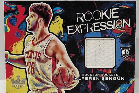 2021-22 Panini Court Kings Rookie Expression Memorabilia Alperen Sengün Rockets