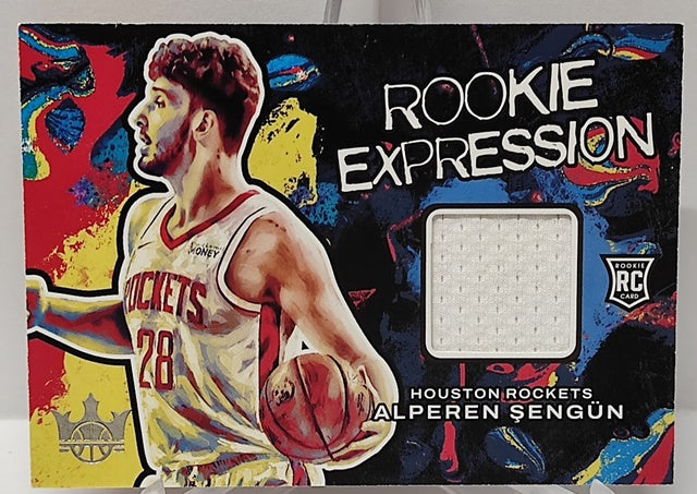 2021-22 Panini Court Kings Rookie Expression Memorabilia Alperen Sengün Rockets