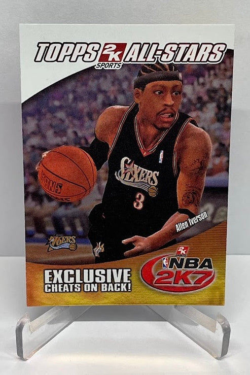 2006 Topps NBA 2K All Stars Allen Iverson Philadelphia 76ers #1