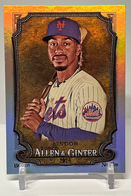 2024 Topps Allen & Ginter Francisco Lindor Mets #73