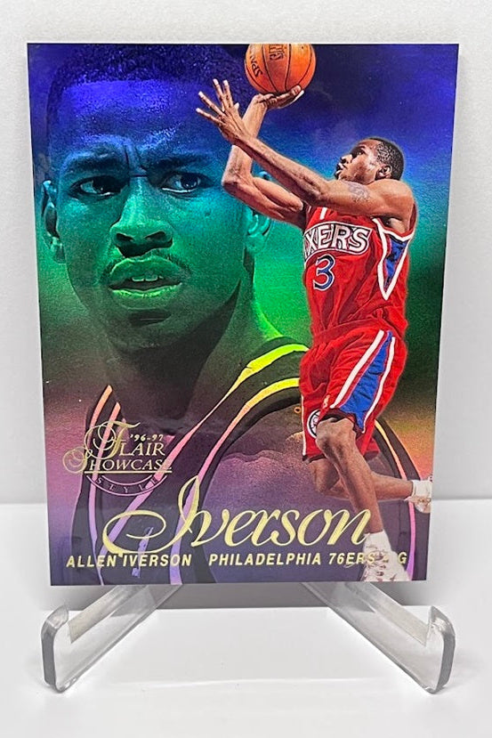 1996-97 Fleer Showcase Allen Iverson Philadelphia 76ers Row 2 #3