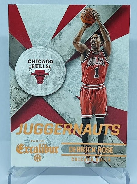 2014-15 Panini Excalibur Juggernauts Derrick Rose Bulls #10