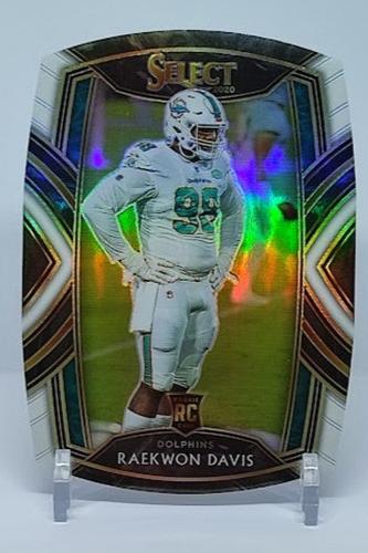 2020 Panini Select Prizm Die-Cut RC Raekwon Davis Dolphins #296 *1