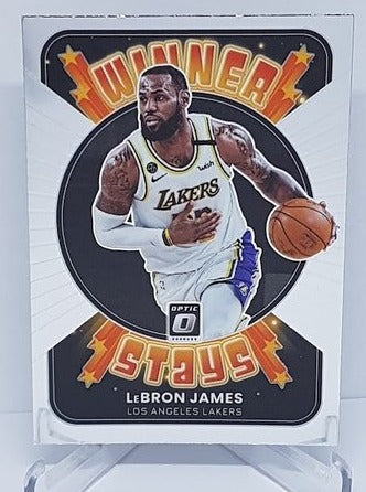 2021-22 Panini Donruss Optic Winner Stays LeBron James Lakers #3