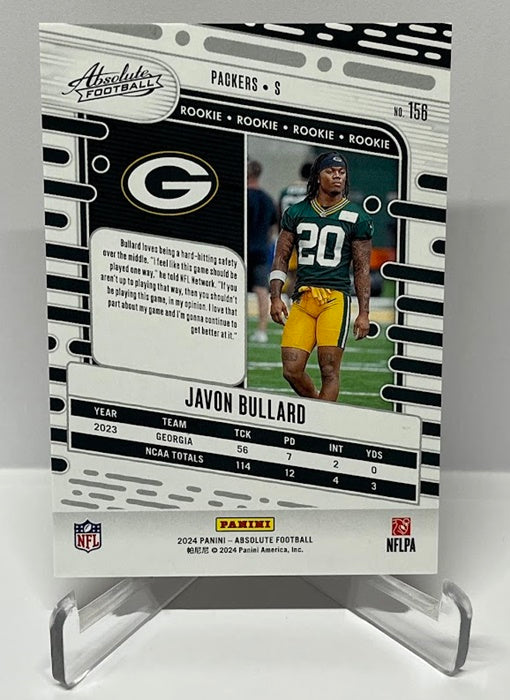 2024 Panini Absolute Orange Javon Bullard Green Bay Packers 107/299   *3