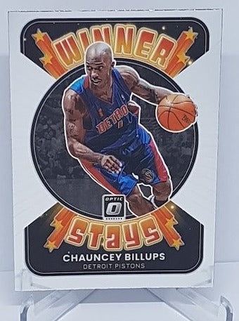 2021-22 Panini Donruss Optic Winner Stays Chauncey Billups Pistons #8