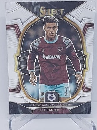 2022-23 Panini Select Premier League Terrace Gianluca Scamacca West Ham United #93