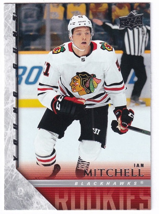 2020-21 Upper Deck Extended Series Young Guns Tribute Ian Mitchell Blackhawks T77