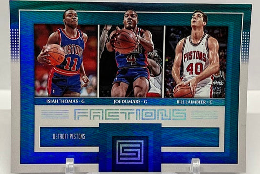 2017-18 Panini Status Factions Thomas Dumars Laimbeer Pistons #23