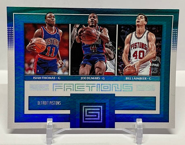 2017-18 Panini Status Factions Thomas Dumars Laimbeer Pistons #23