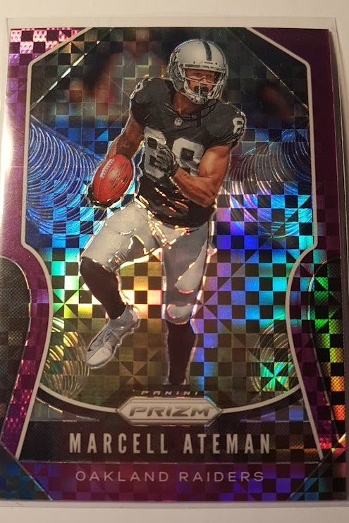 2019 Panini Prizm Purple Marcell Ateman Oakland Raiders 35/49 #228