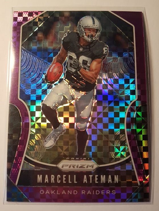 2019 Panini Prizm Purple Marcell Ateman Oakland Raiders 35/49 #228