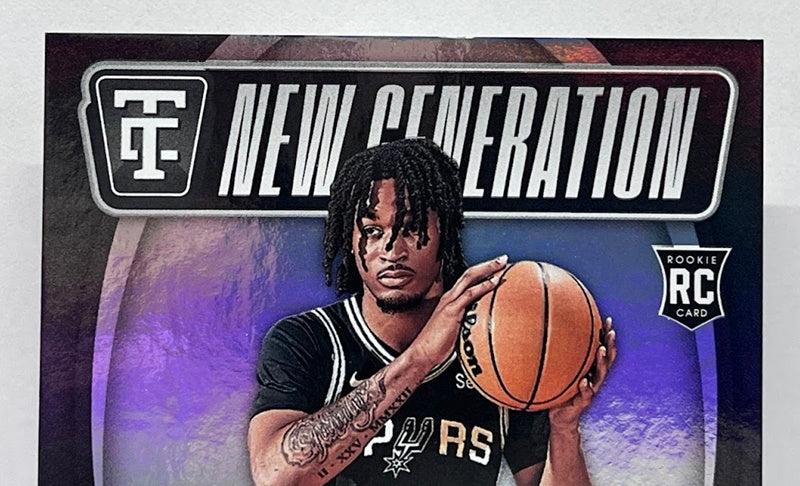 2024-25 Panini Totally Certified New Generation Jerseys RC Stephon Castle Spurs