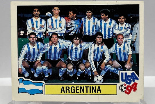 1994 Panini WM USA Sticker Team Argentina Maradona #218