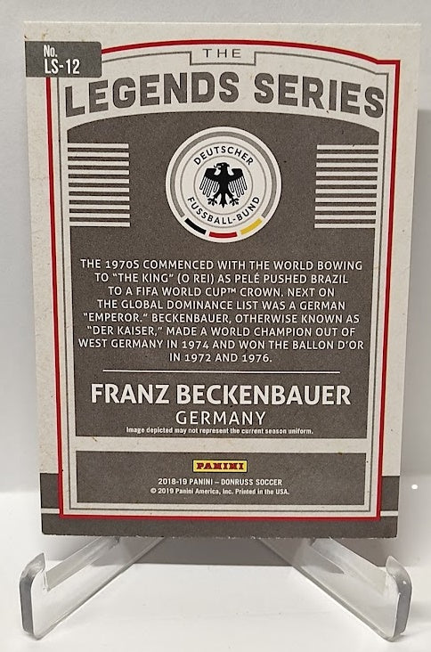 2018-19 Panini Donruss Legends Series Franz Beckenbauer Germany