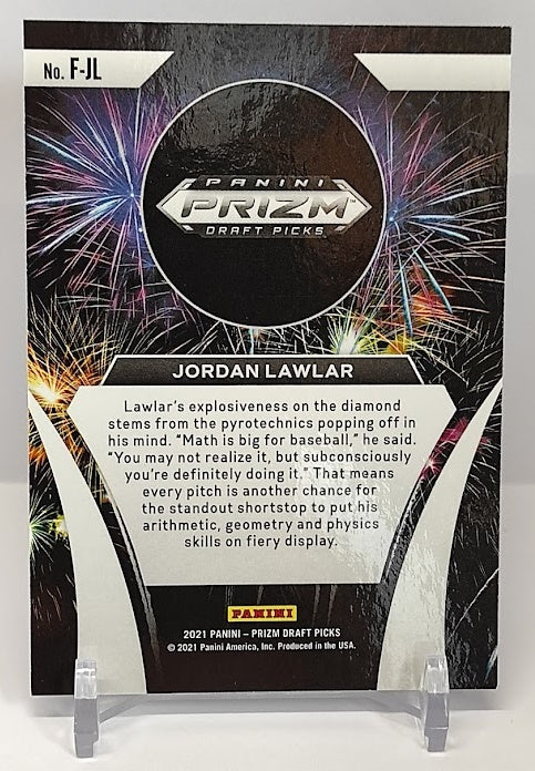 2021 Panini Prizm Draft Picks Fireworks Jordan Lawler Dallas