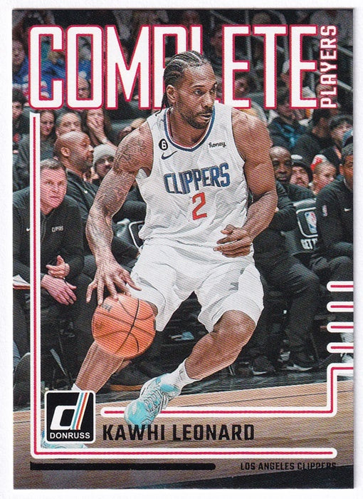 2023-24 Panini Donruss Complete Players Kawhi Leonard Clippers #6