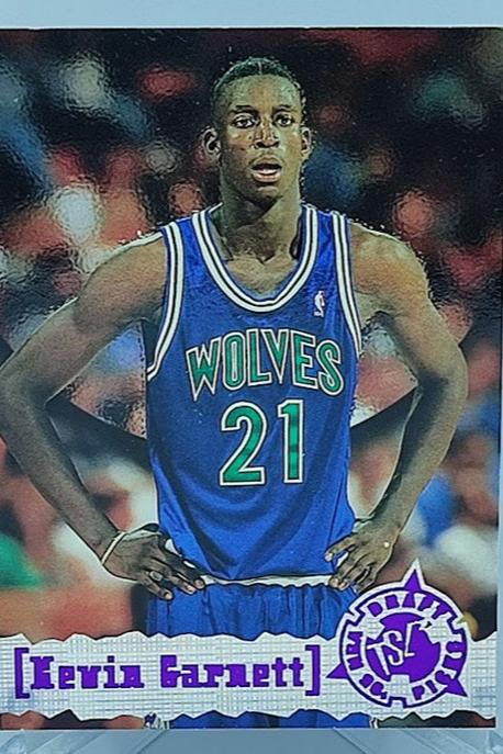 1996-97 Topps Stadium Club Draft Picks Kevin Garnett Minnesota