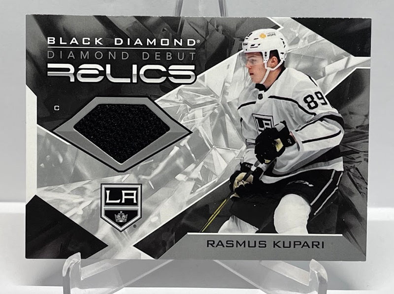 2021-22 Upper Deck Black Diamond Debut Relics Rasmus Kupari Kings