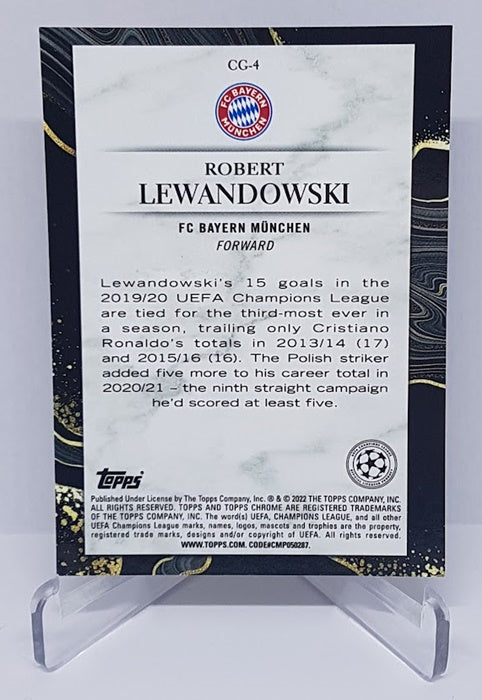 2022 Topps Chrome Champions League Chasing Glory Robert Lewandowski