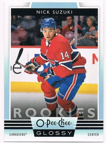 2019-20 Upper Deck O-Pee-Chee Glossy RC Nick Suzuki Canadiens