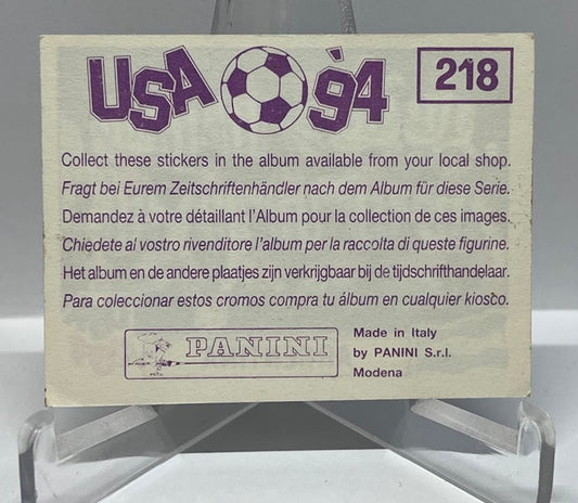 1994 Panini WM USA Sticker Team Argentina Maradona #218