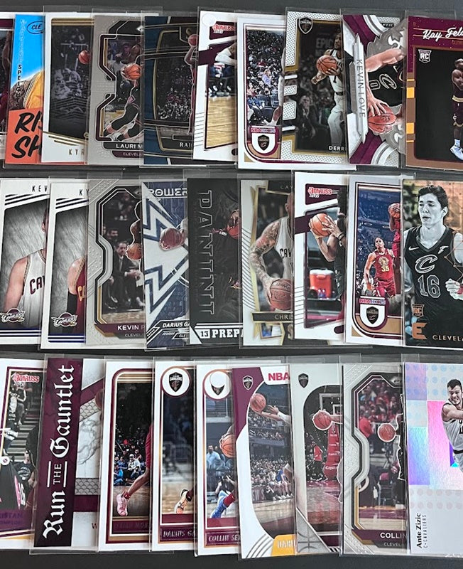30 Card Team Lot CLEVELAND CAVALIERS Rookies & Veterans A