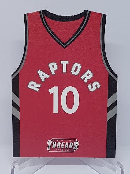 2015-16 Panini Threads Die-Cut Team Threads DeMar DeRozan Toronto Raptors #1