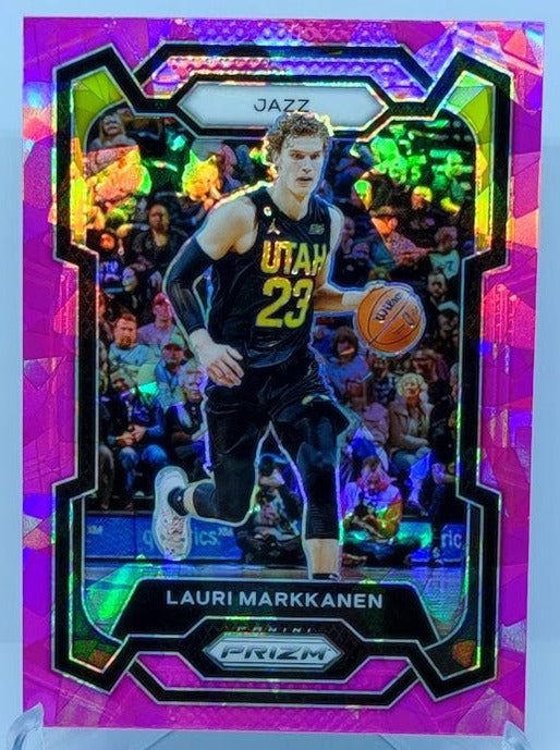 2023-24 Panini Prizm Pink Ice Prizm Lauri Markkanen Jazz #93