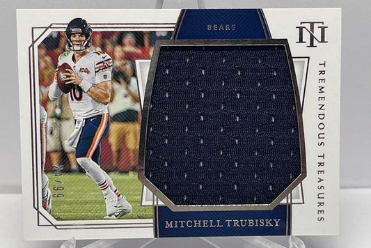 2019 Panini National Treasures Tremendous Treasures Mitchell Trubisky 24/99