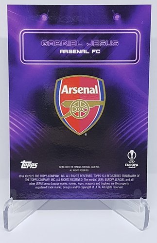 2022-23 Topps Showtime Champions League Gabriel Jesus Arsenal 11/25